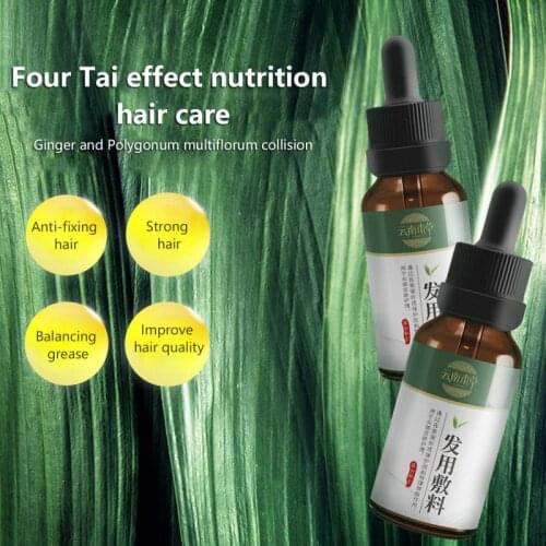 30ml Yunnan Anti-hair Loss Ginger Polygonum Multiflorum Hair Nutrition Damaged Hair Repair Liquid Hair Growth Products