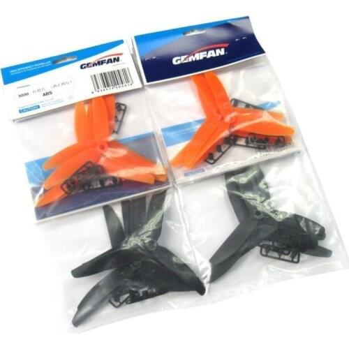 8pcs Gemfan 5030 ABS 3-blade Propeller for Mini Multirotor Quadcopter QAV250 Drone