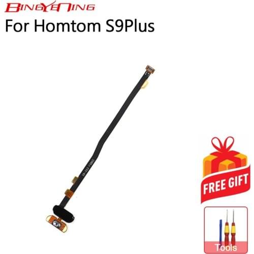 BingYeNIng Original Brand New For Homtom S9 plus Fingerprint Sensor Home Button Flex Cable Replacement