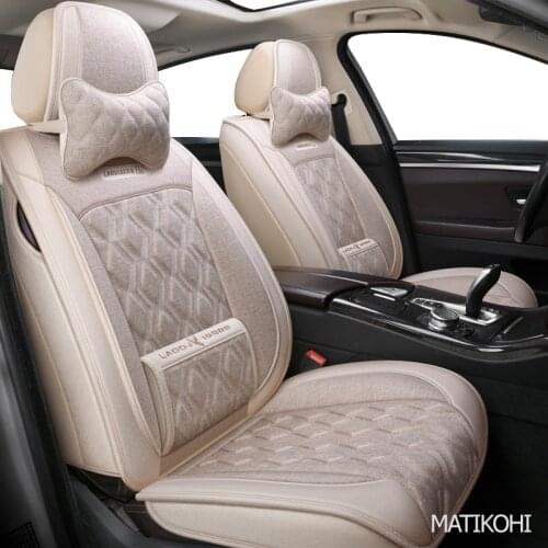 MATIKOHI flax car seat covers For Skoda Octavia 2 a7 a5 a3 Fabia Superb 2 3 Rapid Yeti super auto accessories seat cover cars