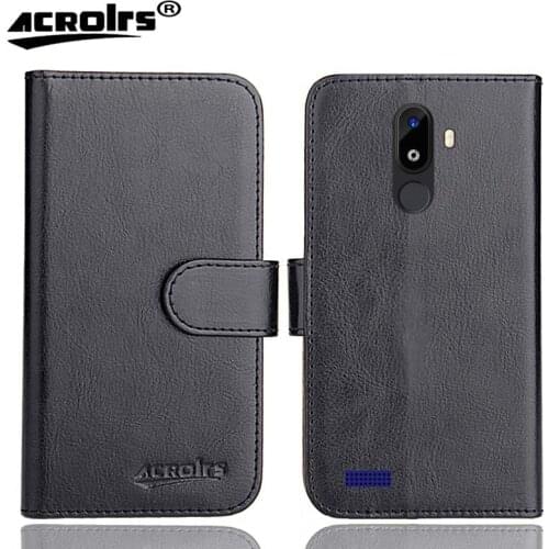 Vertex Impress Luck L120 Case 5" 6 Colors Flip Fashion Soft Leather Crazy Horse Exclusive Phone Cover Cases Wallet