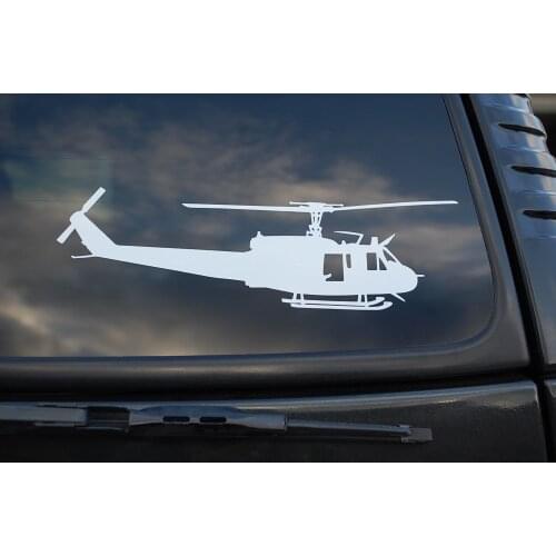 For Huey Helicopter UH-1H Vinyl Sticker Decal Wall Car Window Pick To 3(V419) Styling