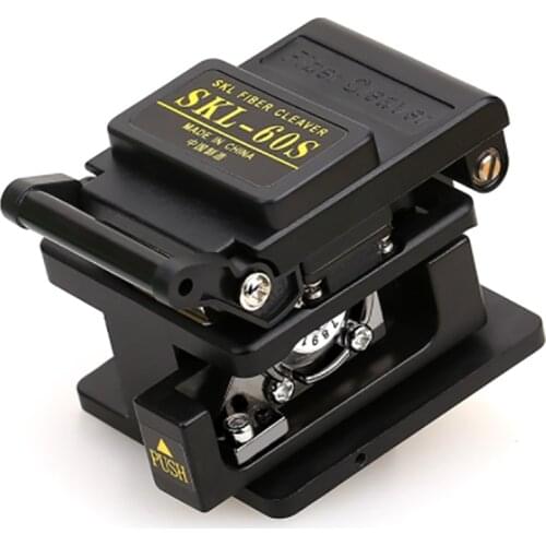 SKL-60S Fiber Cleaver Cable Cutter 3-In-1 Fixture of Bare Optical Fiber for Leather Optical Cable Tail Jump
