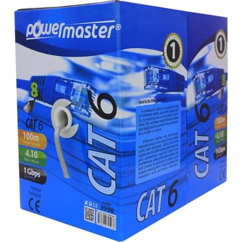 CAT6 100MT CABLE POWERMASTER ELEKTROMER ELM-C610