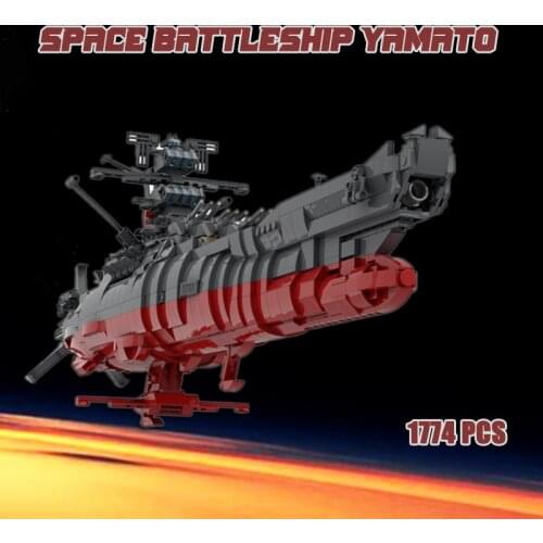 Space Battleship Model Yamato Building Blocks MOC Wars Ship Series For Star High-Tech Battle Boat Bricks DIY Toys For Children