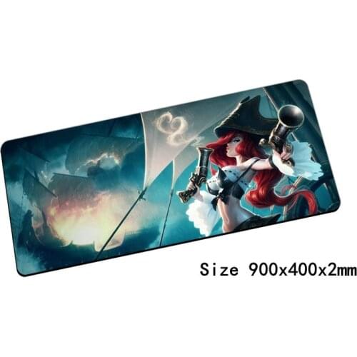 Miss Fortune mouse pad 900x400mm pad mouse lol notbook computer mousepad Bounty Hunter gaming padmouse gamer laptop mouse mats