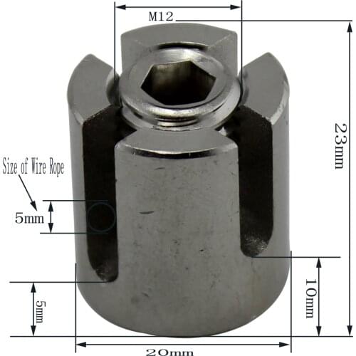 Stainless Steel Cross Clip Wire Rope Clamp Marine SUS316 Trellis Systems Green Wall for 5mm Rope Cable Cross Clamp 10pcs M12*5mm