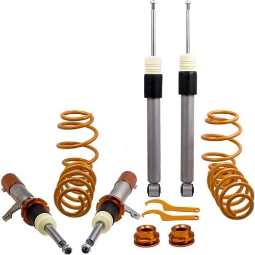 MaXpeedingrods Coilovers Coilover Shock Absorber For VW Golf MK5 MK6 Passat CC /Jetta Suspension Spring Struts