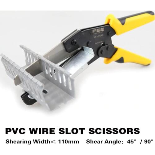 Trunking Scissor Multi Angle Mitre Wire Duct Cutter PVC Trunking PE PPR Plastic Pipe Cutting Trim Cutter 45 90 Degree VSJ-110XC