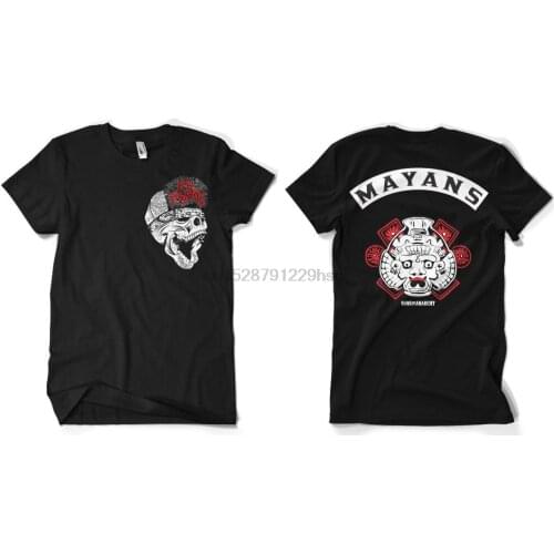 Print Men T Shirt Summer Los Mayans Men T-Shirt S-XXXL Sizes T-Shirt
