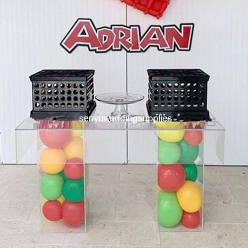 New style Transparent Acrylic Balloon Ghost Table Setting for Halloween Party senyu2254