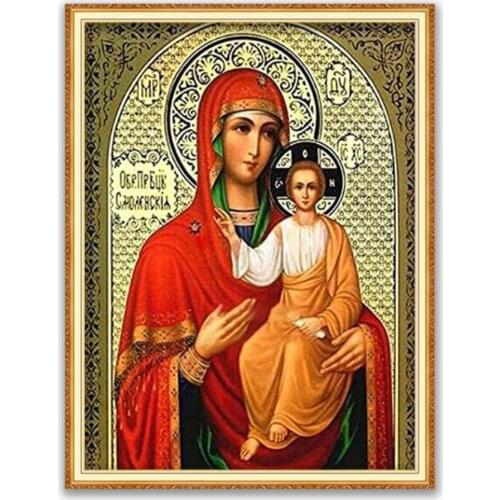 Region Orthodox Icon DIY Embroidery 11CT Cross Stitch Kits Craft Needlework Set Cotton Thread Printed Canvas Home Wholesale Sale
