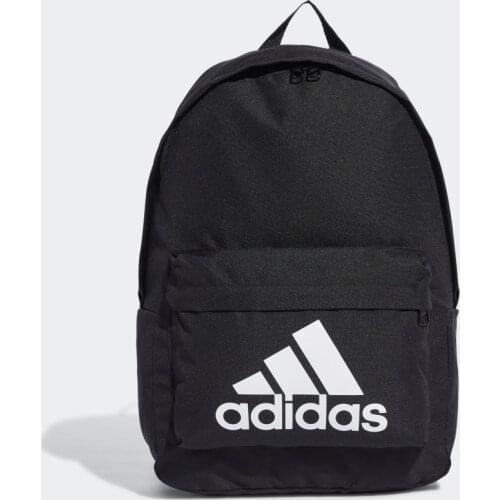 Original Adidas Classic Big Logo Black Backpack FS8332 suitable for Daily use Adidas Backpacks Bag