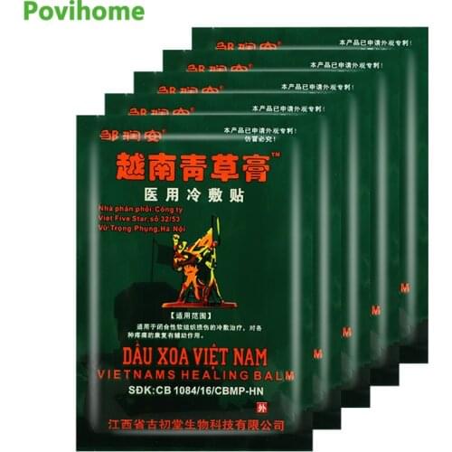 40pcs New Vietnam Arthritis Plaster Back Neck Knee Lumbar Ache Joints Orthopedic Pain Relief Patch Herbal Medical Sticker C2357