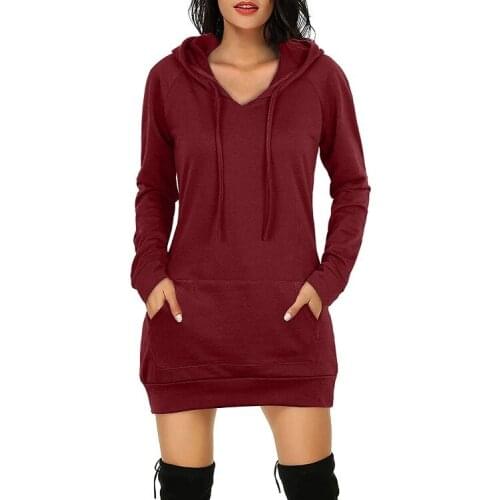 RANMO Womens Hoodies Dresses