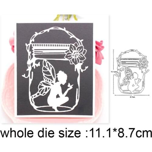 Craft dies Fairy Angel Bottle Metal Cutting Dies for DIY Scrapbooking die cut Embossing Paper Card Making Stencils dies new 2020