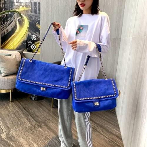 Women luxury handbags Large-capacity Women Simple Fashion Solid Color Tote Rhombus Chain Fitness Bag All-match Messenger