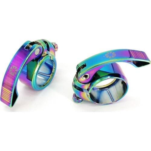 Folding Bike Seatposts Clamps 41mm 40mm K3 BYA412 Sp8 Seat Post Clamp Aluminum Alloy Titanium-Plating Colorful