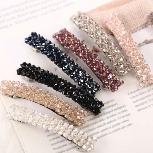 2021 Women New Korean Crystal Pearl Hairpin Accessories for Ladies and Girls Hairpins
