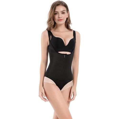 Plus size Shapewear Tummy Suit Control Underbust Women Body Shaper Slimming Underwear Vest Bodysuits Jumpsuit Correctiv spanx