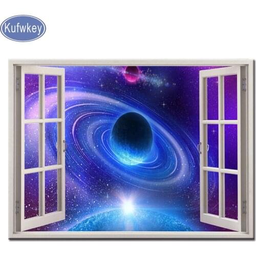 Starry sky Diamond Painting Landscape Full Square Diamond Embroidery Scenic Pictures Of Rhinestones Diamond Mosaic Home Decor