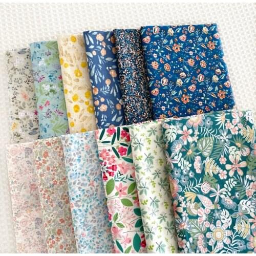 160x50cm Floral Cotton Design High Quality DIY Sewing Craft Fabric Patchwork Quilts Cloth 180g/m