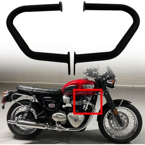 2pcs Motorcycle Engine Guard Crash Bar Vehicle Accessories For Triumph Bonneville Bobber 2016-2021