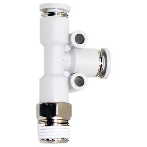 Accessories--One-Touch Fittings threaded type Male run tee PED4 PED6 PED8