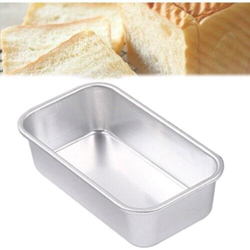 13.8*8cm Aluminium Loaf Pan Rectangle Baking Cake Mold Bread Tin Tray Non-Stick Cheese Box Brownie Cake Decorating Tools Hot