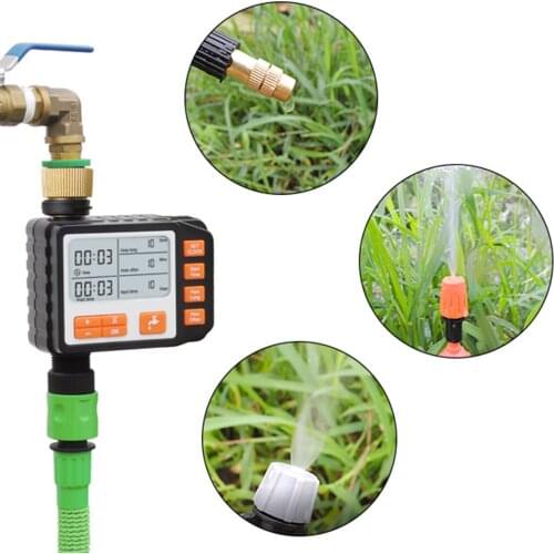 Garden Automatic Watering Timer Electronic Irrigation Controller Garden Watering Control System for Lawn Sprinkler Watering