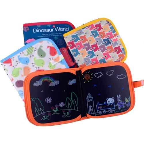 Children Wipeable Recycled Double-Sided Drawing Album Graffiti Board Kids Toys