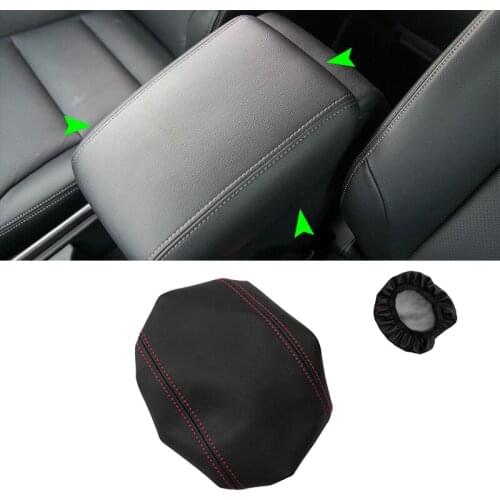 For Honda CRV 2012 2013 2014 2015 2016 Microfiber Leather Car Interior Center Control Armrest Box Pad Cover Trim