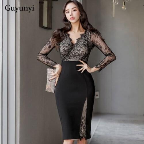 Женские стильные платья GUYUNYI China At AliExpress