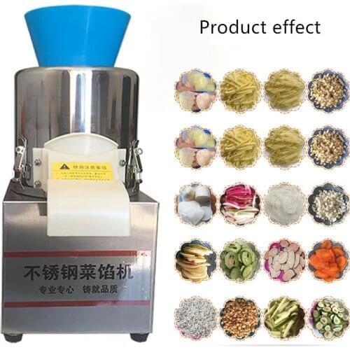 Stainless Steel Vegetable Chopper Commercial Electric Vegetable Cutter Vegetable Fruit Grinding Machine