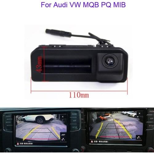 RCD330 Plus MIB Car Trunk Handle parking rear view backup Camera For Audi VW MQB PQ MIB 2017 Audi Q2 A5 Q5L Skoda KODIAQ KAROQ