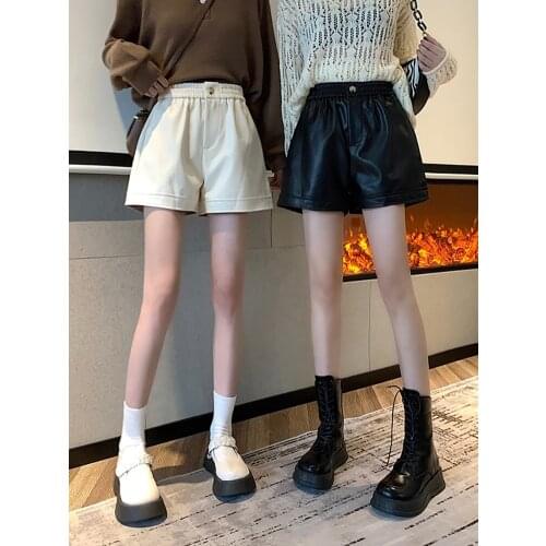 LFFMHMT Women's Leather Shorts