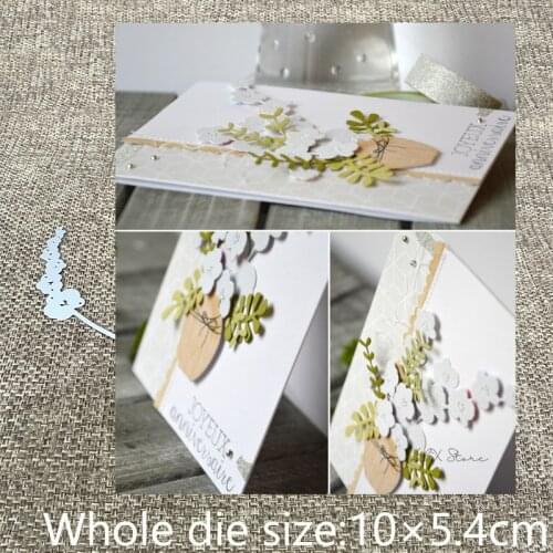 New Design Craft Metal stencil Cutting Dies orchid flower branch decoration scrapbook die cuts Album Paper Card Craft Embossing