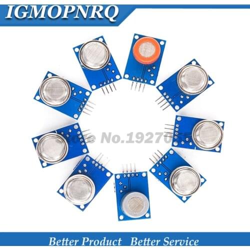 MQ-2 MQ-3 MQ-4 MQ-5 MQ-6 MQ-7 MQ-8 MQ-9 Detection Smoke methane liquefied Gas Sensor Module for Starter DIY Kit