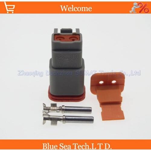 Deutsch DT06-2S 2Pin female Engine/Gearbox waterproof electrical connector for car,bus,motor,truck,boats,etc