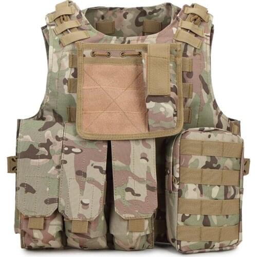 Nylon Plate Carrier Tactical Vest Outdoor Hunting Protective Adjustable MODULAR Vest
