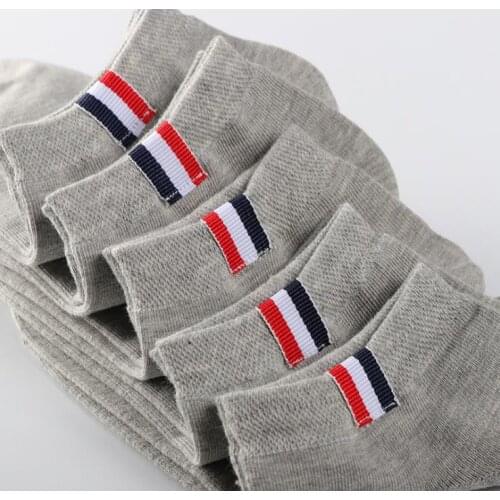 5 Pairs Lot Men Boy Ladies Cotton Blend High Quality Ankle Bee Striped Socks Sporting Casual Athletic Hip Hop Socks