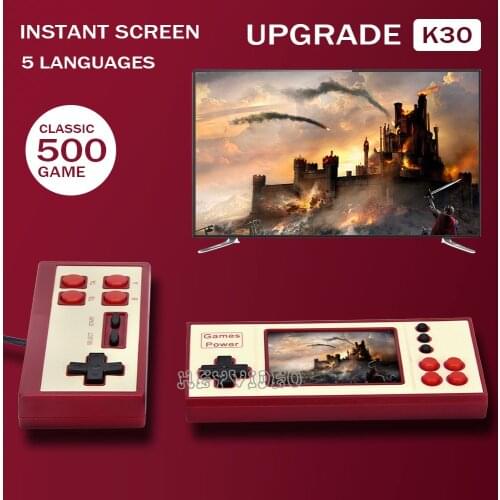 New Video Game Console Handheld Game Player Built in 500 Classic Games 2.8 Inch Screen Mini Retro Game Controller Double Players