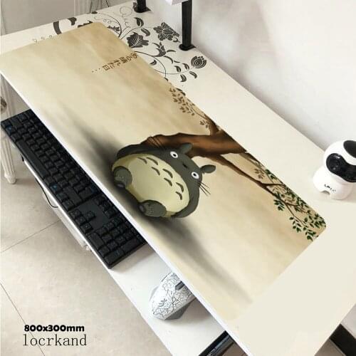 2021 new Anime Totoro Mouse Pad Locrkand Gaming Mousepad Anime Office Notbook Desk Mat Esports Padmouse Games Pc Gamer Mats