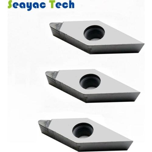 PCD diamond cutting Tips VNMG160404 for Pure aluminium processing Diamond cutting plate PCD cutting inserts