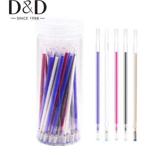 50pcs Heat Erasable Fabric Marking Pens for Tailors Sewing Quilting Dressmaking Heat Erasable Pens Sewing Supplies 5 Colors