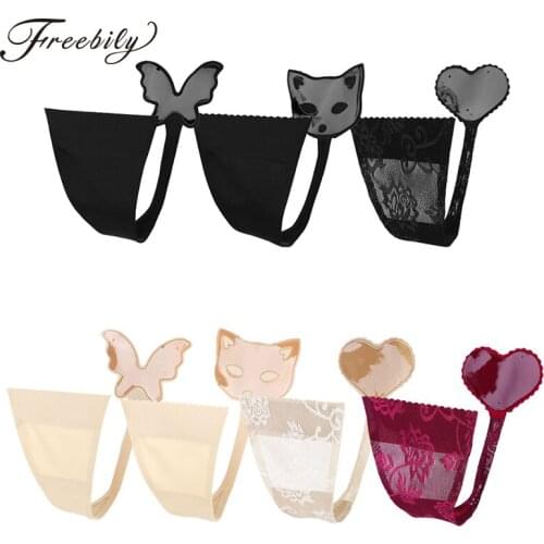 Women C Style Panties Invisible Underwear No Panty Line Self Adhesive Strapless Thong C-string Thongs Thong Lingerie