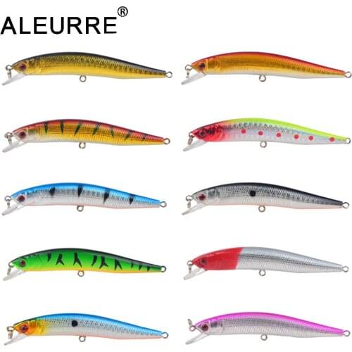 1PCS Minnow Bait Fishing Lure 10cm/8g Topwater Pesca 10 color available Wobblers Diving 1M Crankbait Isca Artificial Fish Tackle