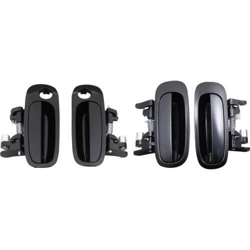 4PCS BLACK EXTERIOR door handle for FOR TOYOTA Corolla 1998 1999 2000 2001 2002