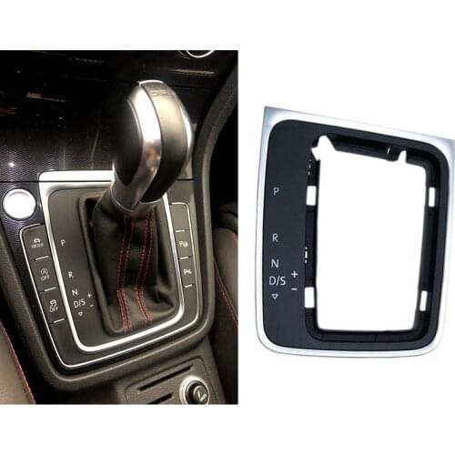 Car Gear Frame Bracket Circle Gear Shift Knob Base Trim Circle Automatic Gear Shift Knob for DSG for Golf 7 7.5