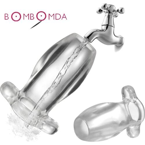 Hollow Anal Plug Soft Butt Plug Male Penis Dildo Insert Design Adult Products Prostate Massager Erotic Sex Toys for Women Men